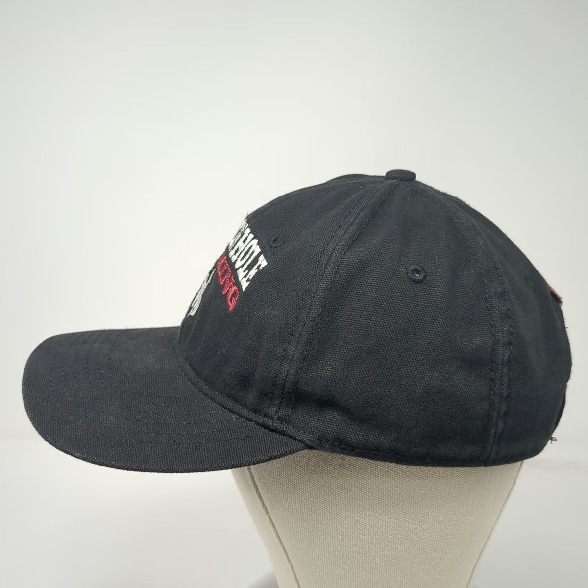 Dri Duck Baseball Cap Black One Size Jackson Hole Wyoming Bronco Hat Strapback