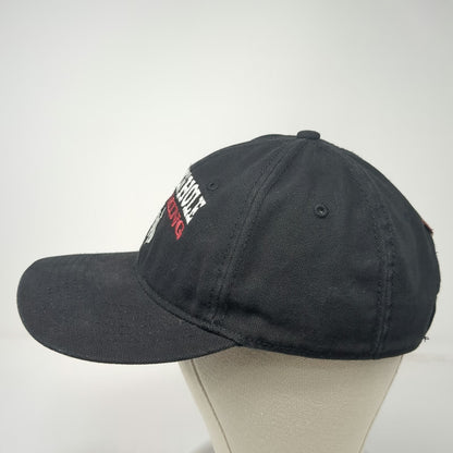 Dri Duck Baseball Cap Black One Size Jackson Hole Wyoming Bronco Hat Strapback
