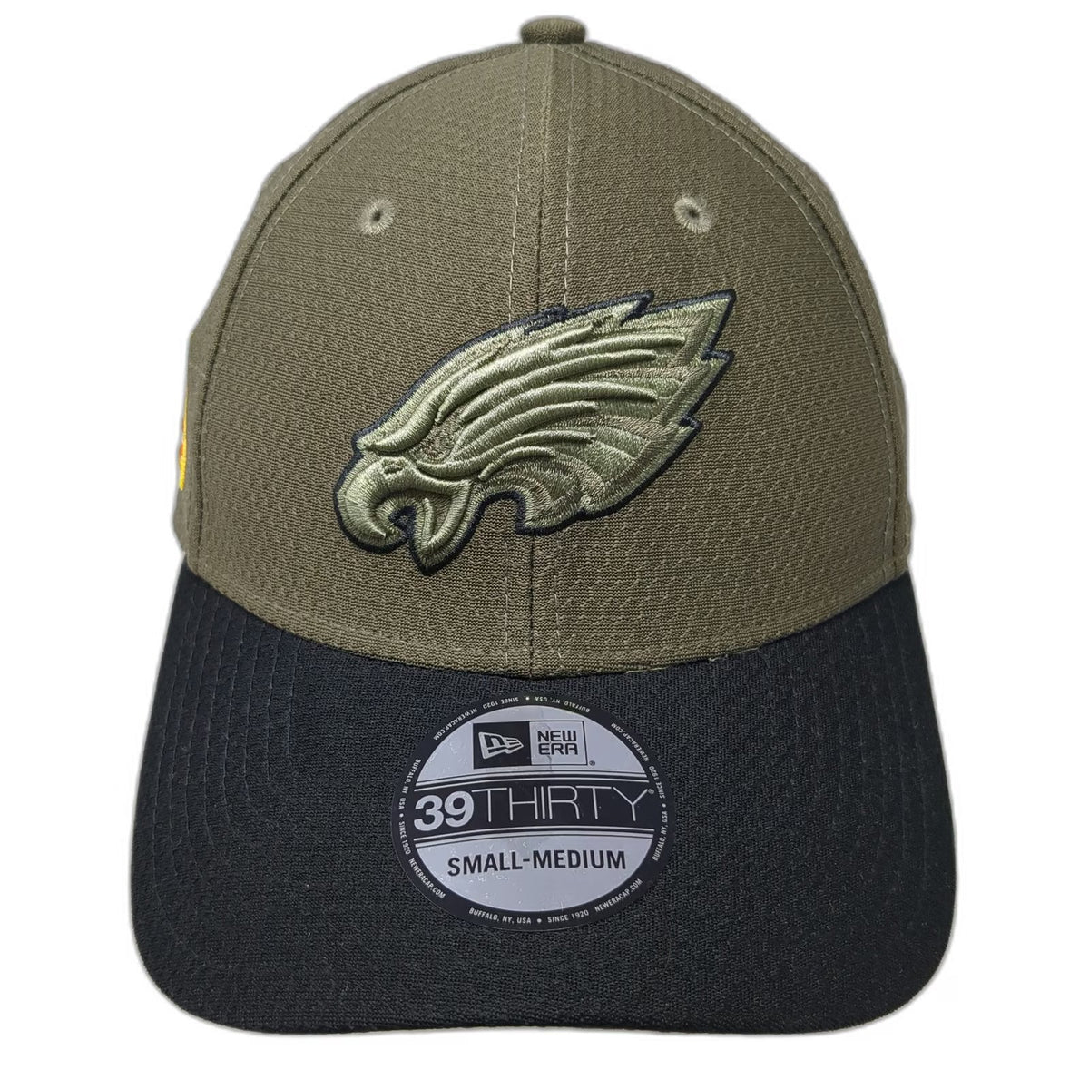 New Era Philadelphia Eagles NFL Hat Green M Salute To Service Camo 39THIRTY
