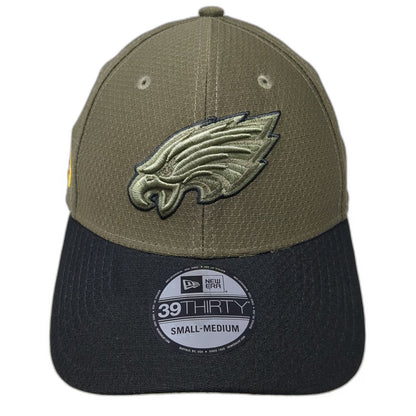 New Era Philadelphia Eagles NFL Hat Green M Salute To Service Camo 39THIRTY