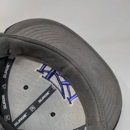 Rocky Fitted Hat Black 7 1/8 Embroidered Vent Holes Richardson Surge