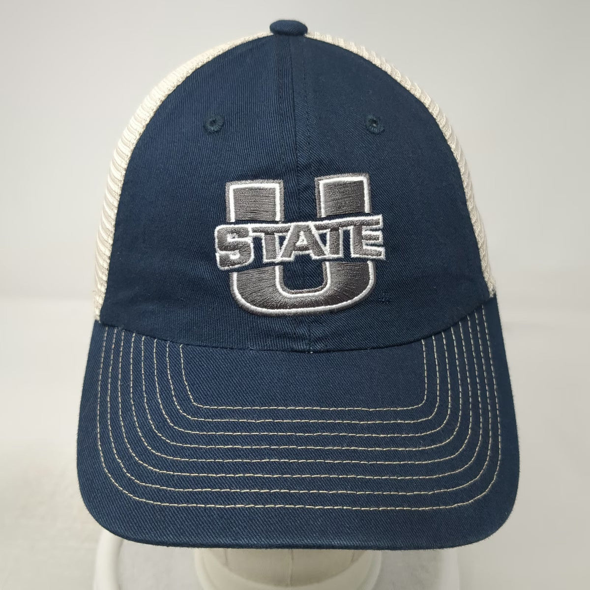 Utah State Aggies NCAA Captivating Blue One Size Trucker Hat Mesh Snapback OS