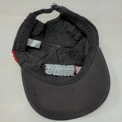Tractor Supply Co Slideback Hat Gray One Size Embroidered 6 Panel
