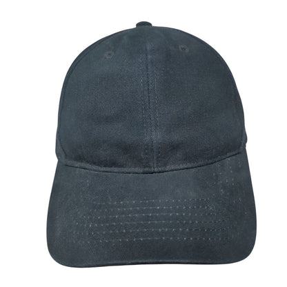 Rothco Strapback Hat Black OSFA Adjustable Solid Vent Holes Blank