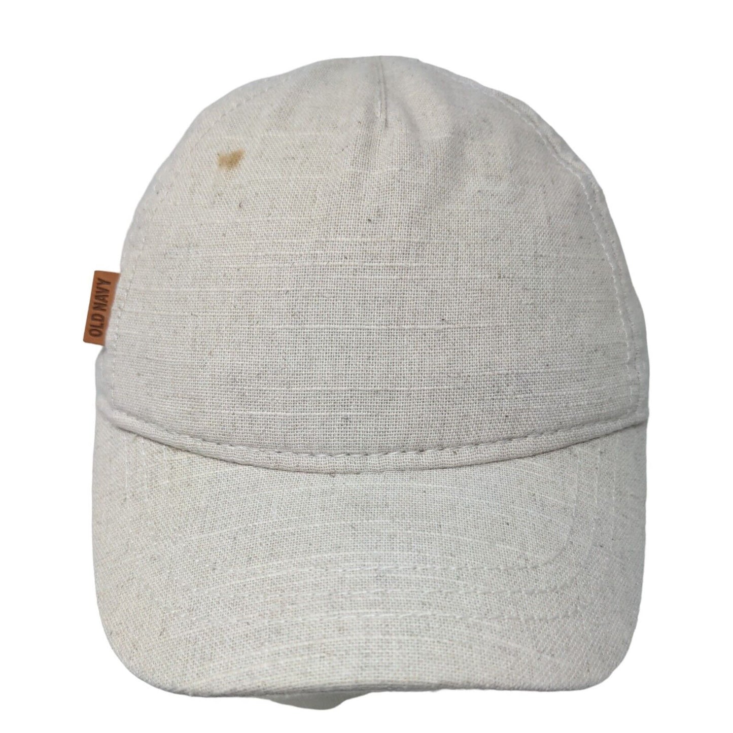 Old Navy Boys Stretchy Hat Tan Size M Blank Poly Cotton Linen Blend