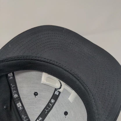 RH Snapback Hat Black OSFM Adjustable Embroidered New Era 9Fifty