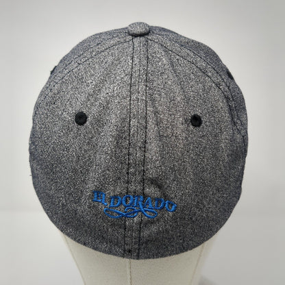 Travis Mathew El Dorado Fitted Hat Gray S-M 6 Panel Flexfit Yupoong