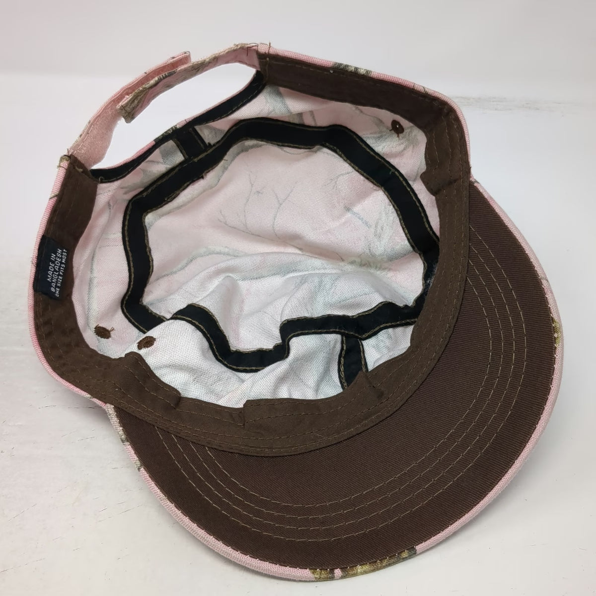 RMEF Army Cap Pink One Size Realtree Camo Elk Foundation Hunting Adjustable Hat