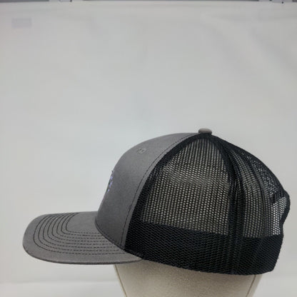 Purple Sage Adult Snapback Trucker Hat Gray One Size Mesh Back Outdoor Cap