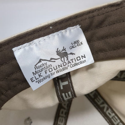 Rocky Mountain Elk Foundation 25th Anniversary Beige Baseball Cap One Size Hat