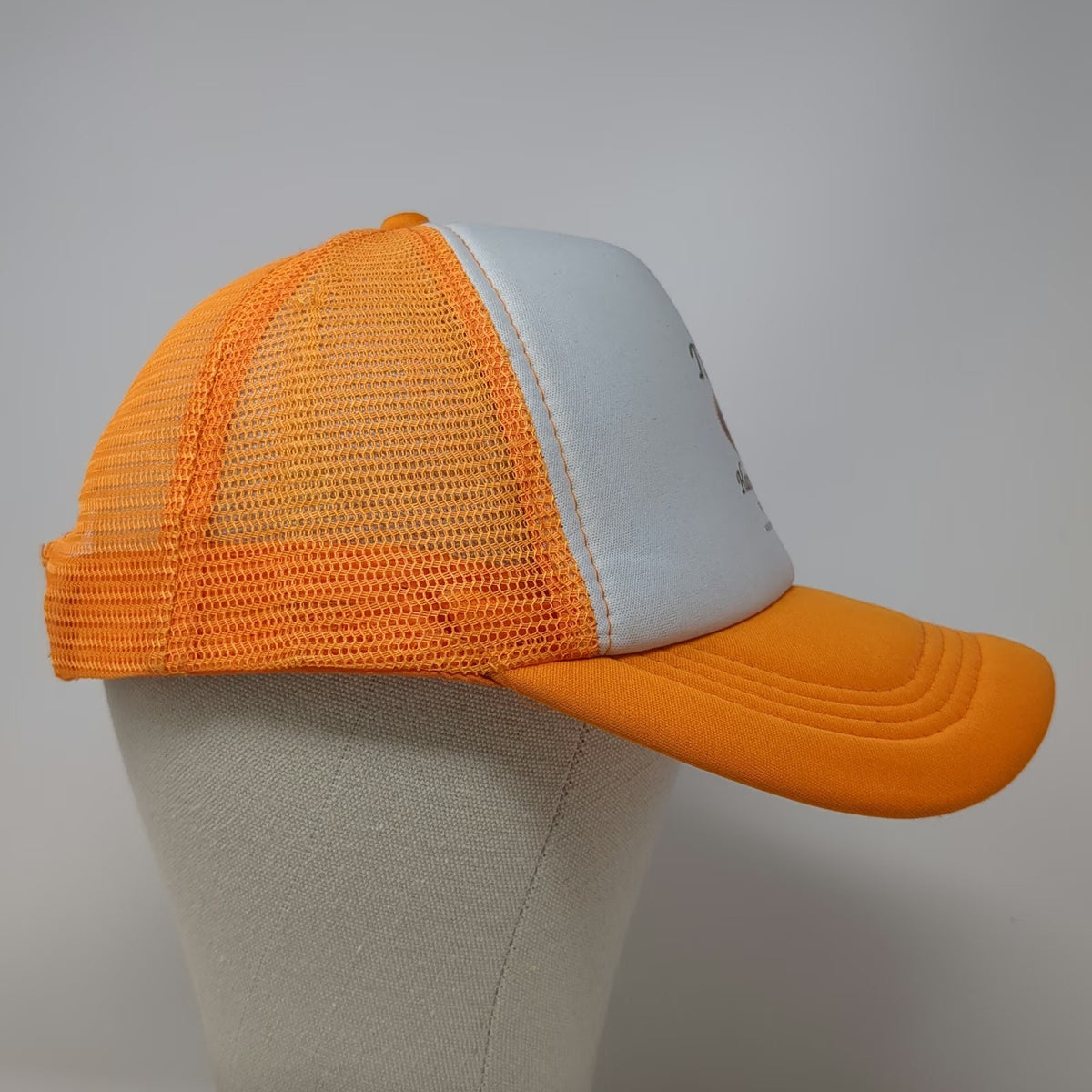 Trucker Hat Orange One Size Tito's Handmade Vodka Austin Texas Mesh Snapback Cap