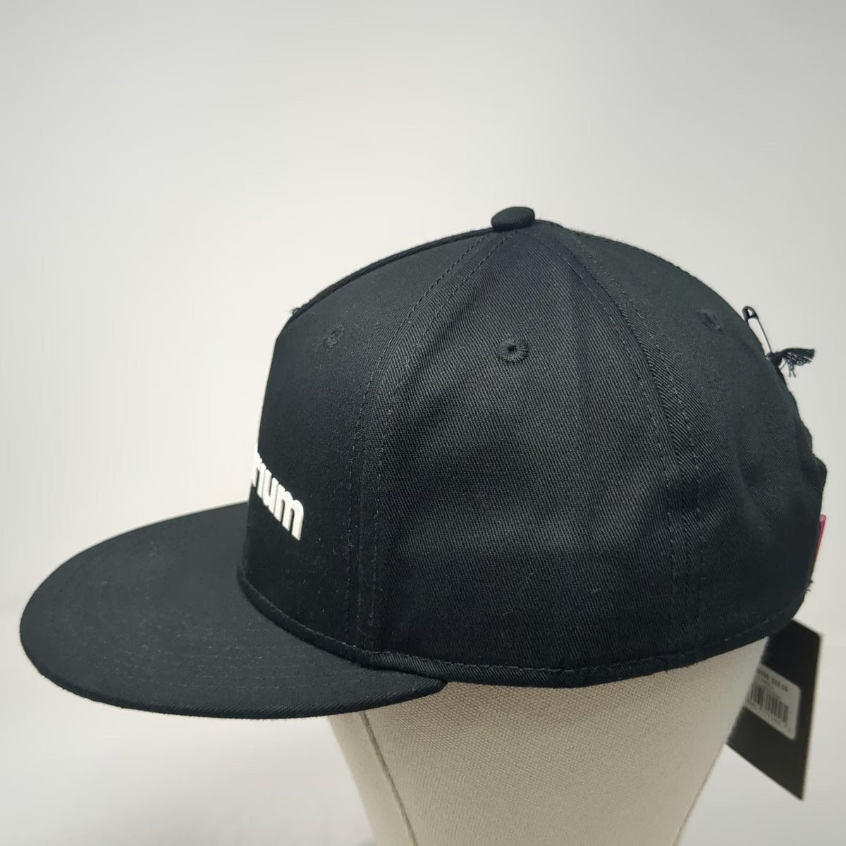 Illuminarium 5 Panel Black Hat Flat Bill Sonic Weld Snapback Rainbow W/Tags