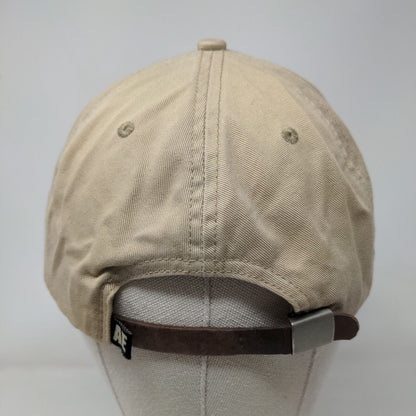 AE Crew Slideback Hat Tan OSFA Adjustable Embroidered 6 Panel AE Performance