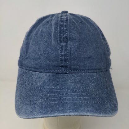 Unbranded Men's Slideback Hat Blue OSFM Adjustable Dark Denim