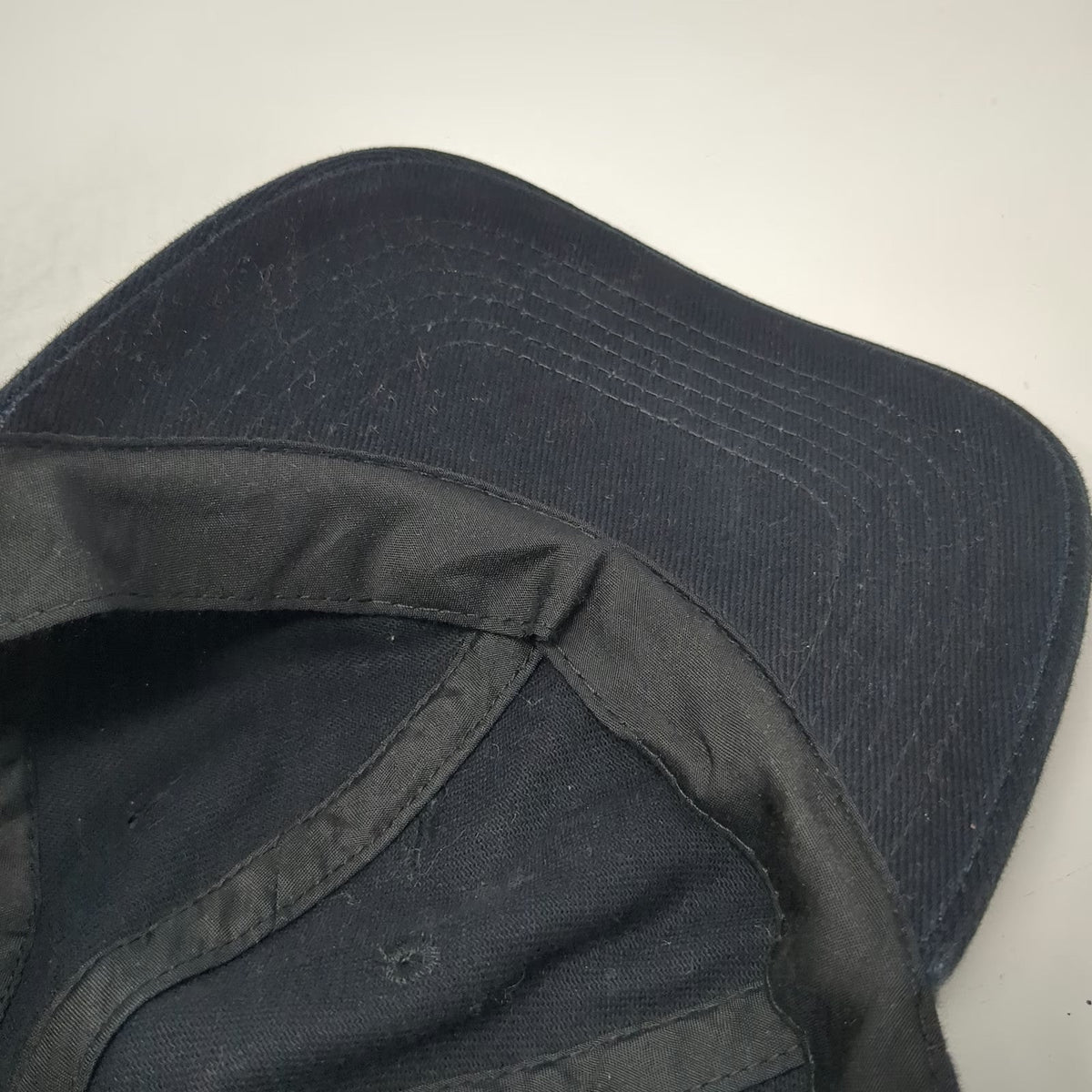 Chef Works Baseball Cap Black One Size Adjustable Slideback Blank Work Hat
