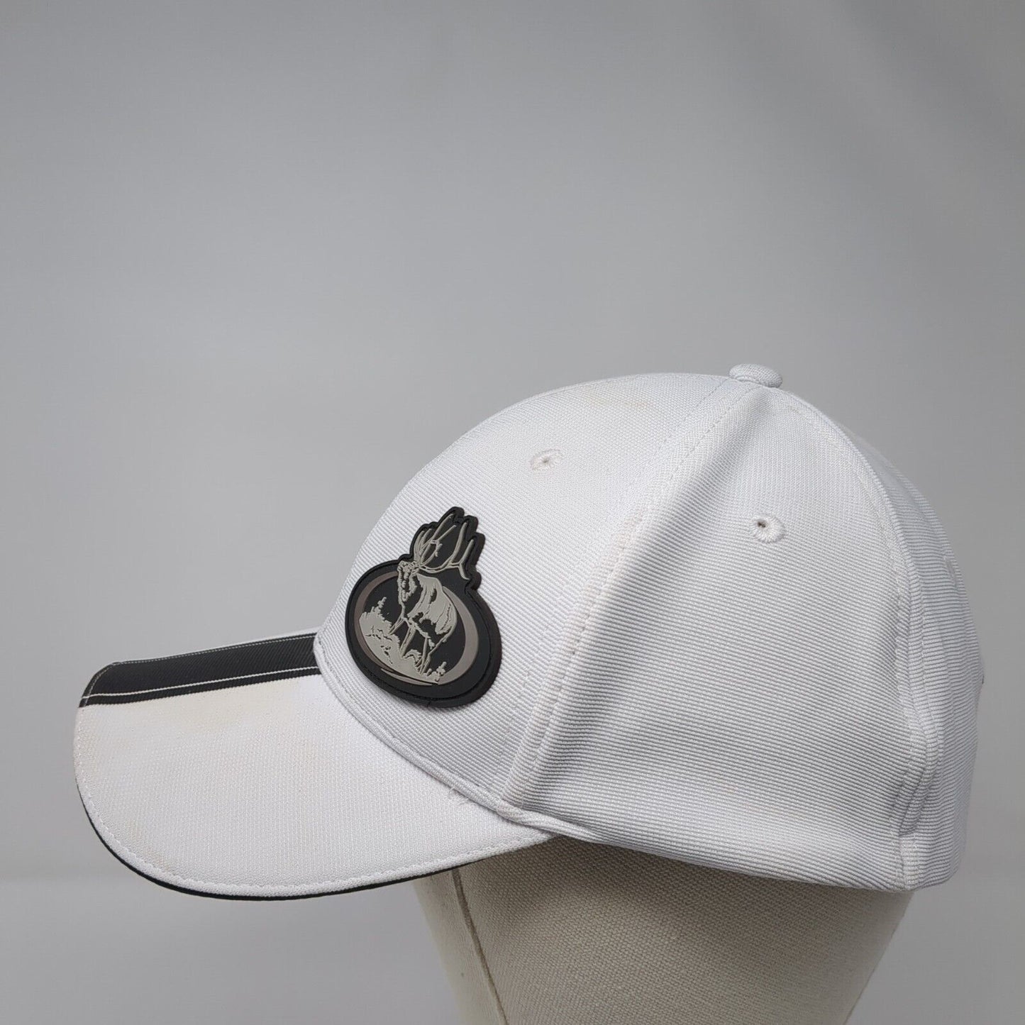Kings Any Tag Any Time Fitted Hat White L/XL Patch Logo Vented Holes 6 Panel