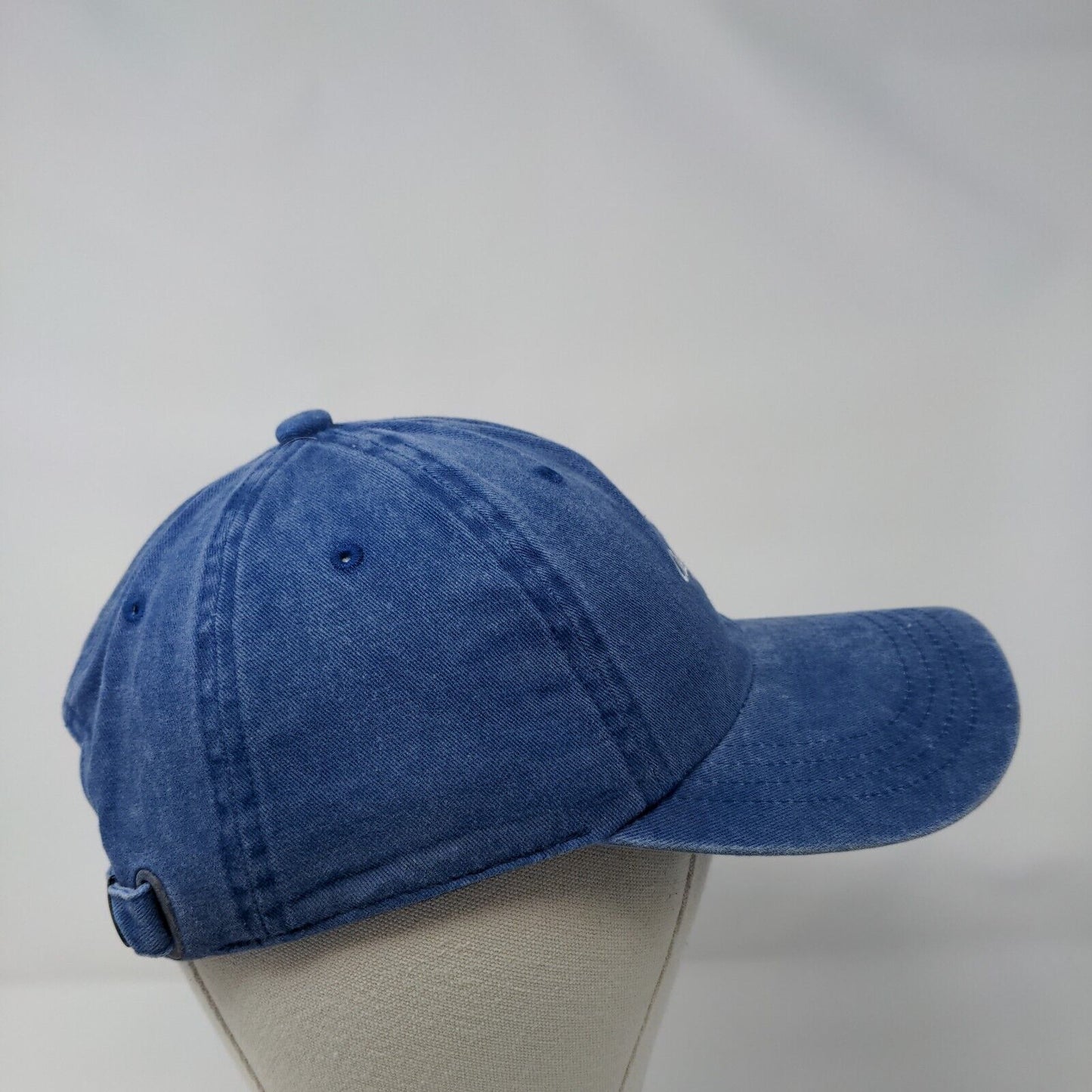 California Slideback Hat Blue One Size Adjustable Embroidered 6 Panel Nissi Caps