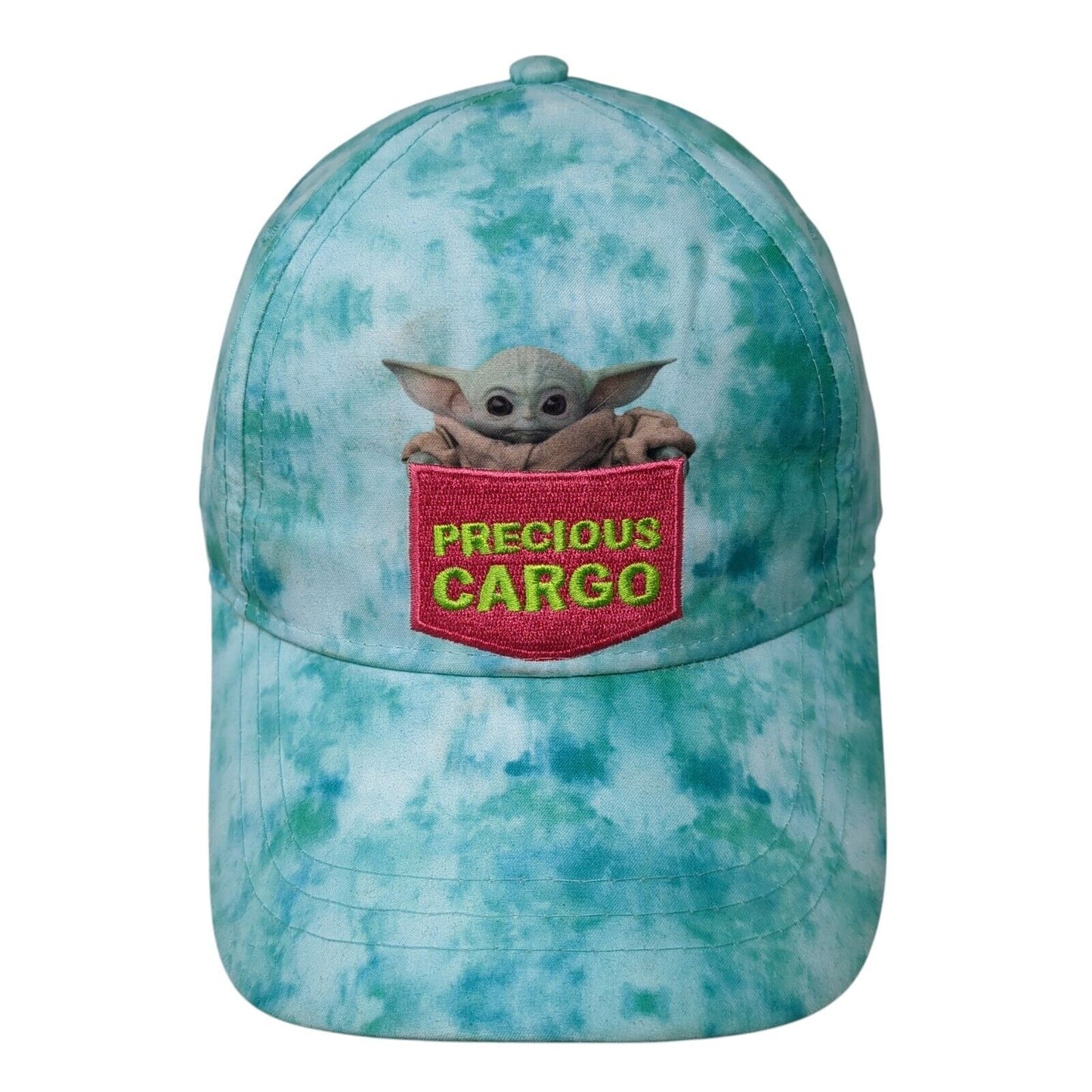 Precious Cargo Yoda Strapback Hat Multicolor OS Embroidered Tie Dye Star Wars