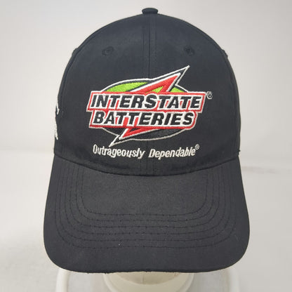 Interstate Batteries Baseball Cap Black One Size Joe Gibbs Racing Team Logo Hat