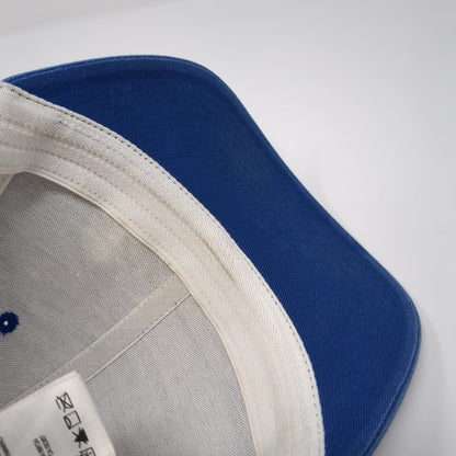 Columbia PFG Fitted Trucker Hat Blue Medium Mesh Back Stretch USA Flag