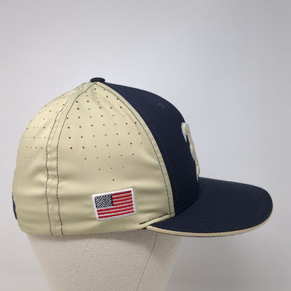 M Vikings Fitted Hat Multicolor XS-S Embroidered Laser Cut Richardson
