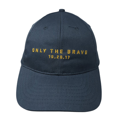 Only The Brave 10.20.17 Strapback Hat Blue One Size Adjustable Apollo