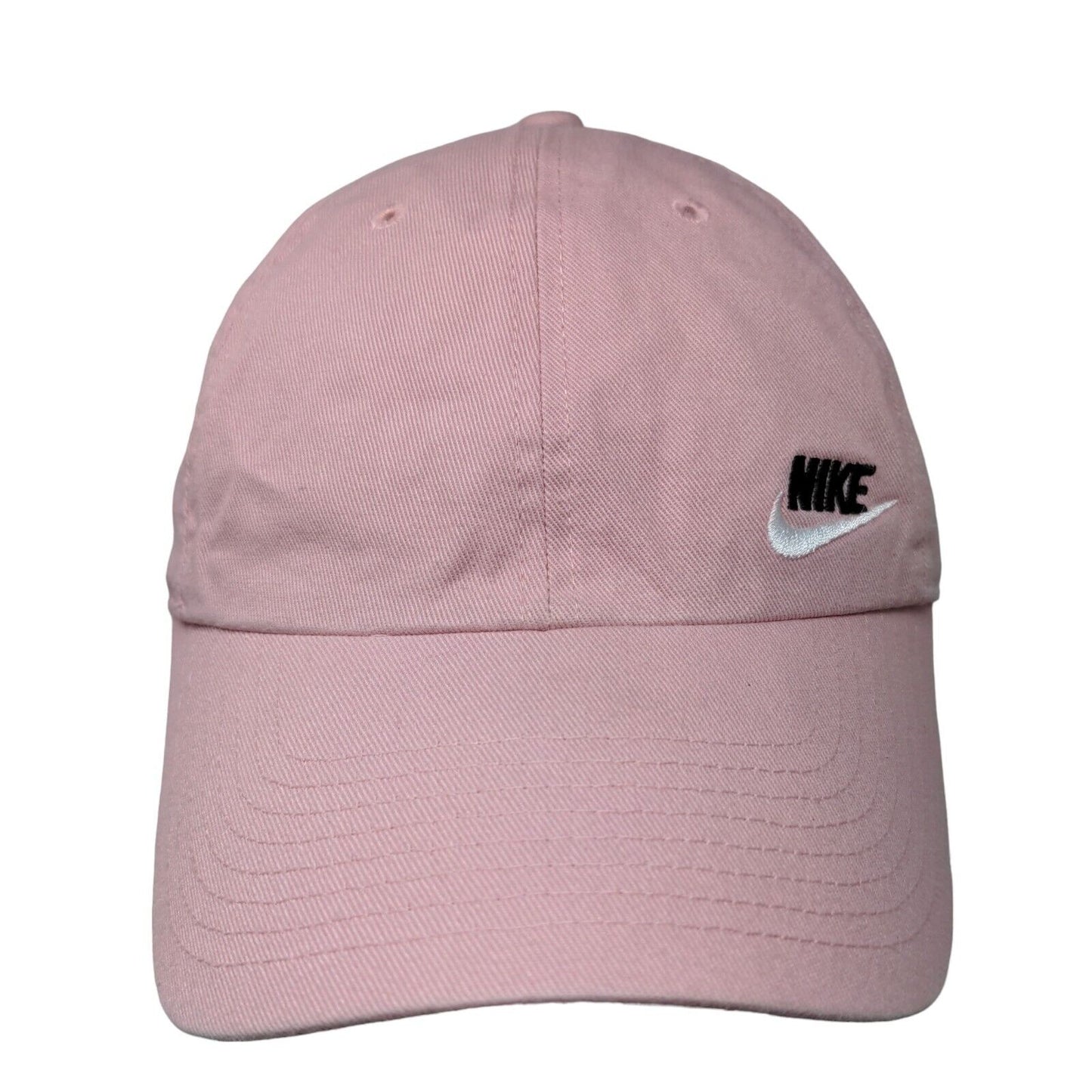 Nike Slideback Hat Pink OSFM Adjustable Embroidered Swoosh Logo Heritage 86