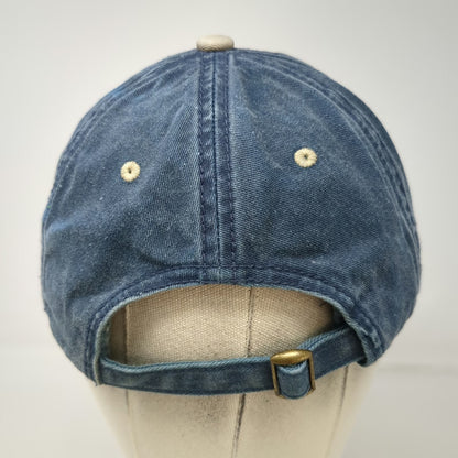 Explosion Baseball Cap Blue Beige One Size Puerto Vallarta Mexico Bird Logo Hat