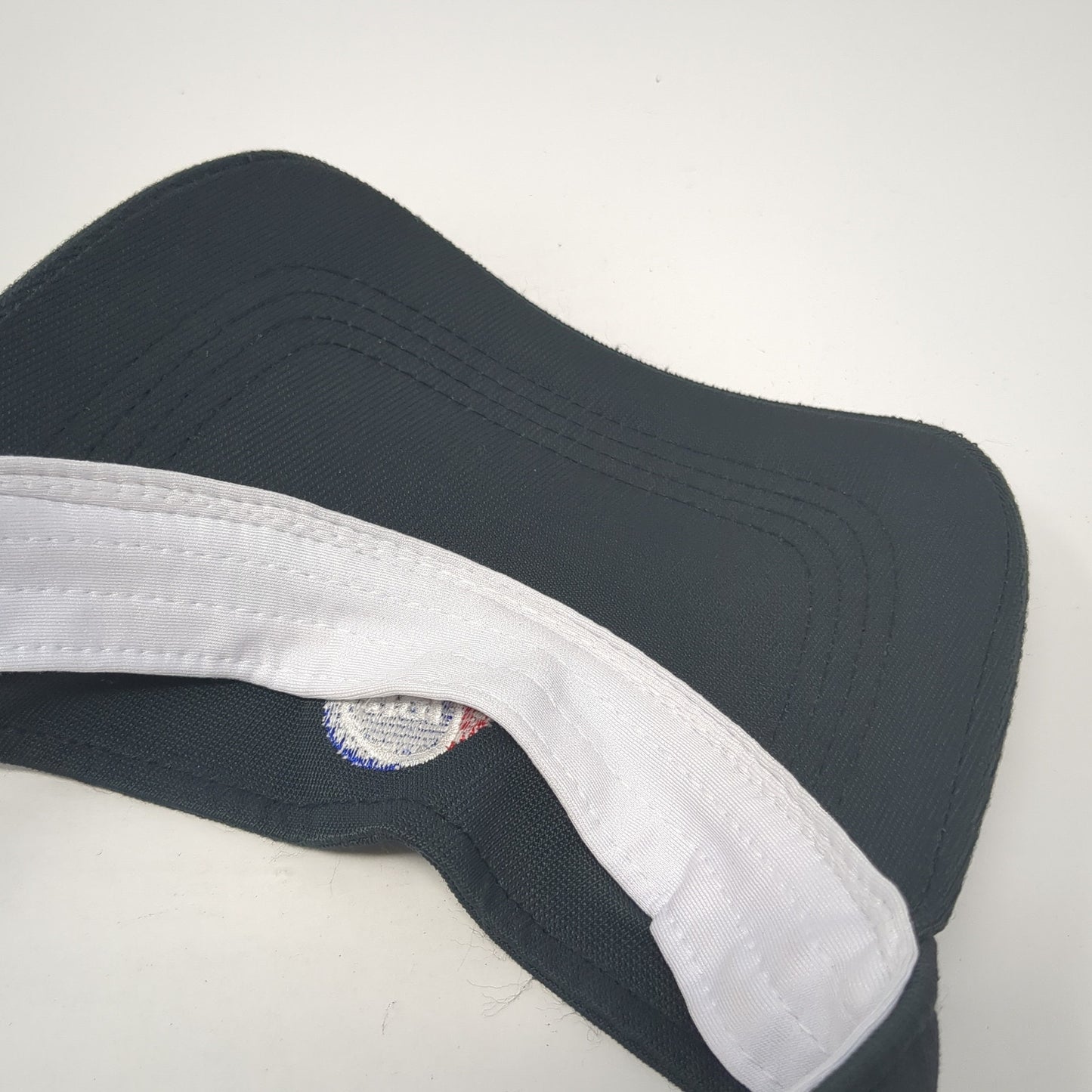 USL Sun Visor Hat Black One Size Adjustable Strap Lightweight Sport-Tek