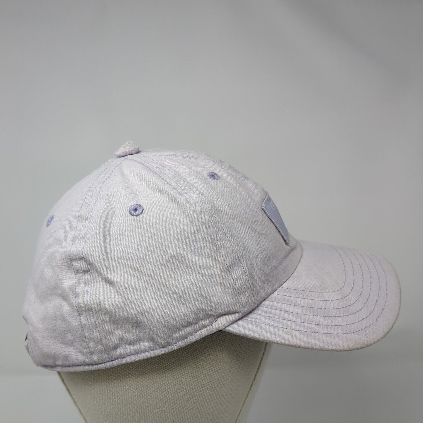 Adidas Slideback Hat Purple One Size Adjustable Patch Vented Holes Cotton