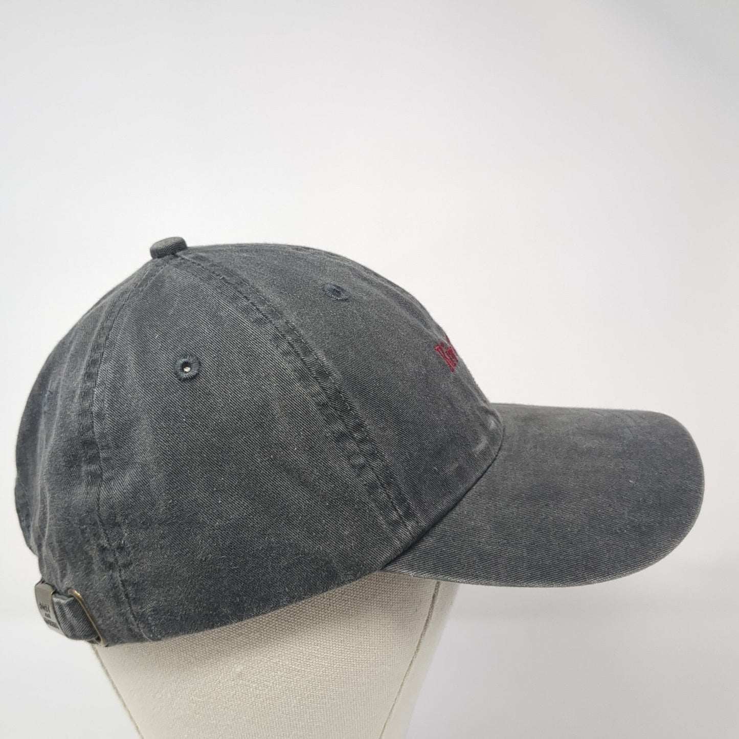 Riverglen Slideback Hat Gray One Size Adjustable Embroidered 6 Panel