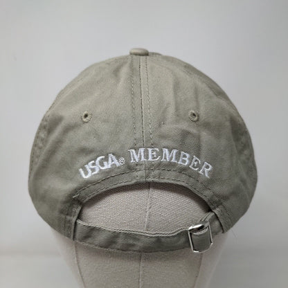 US Open 2013 Merion Slideback Hat Tan One Size Embroidered USGA Member