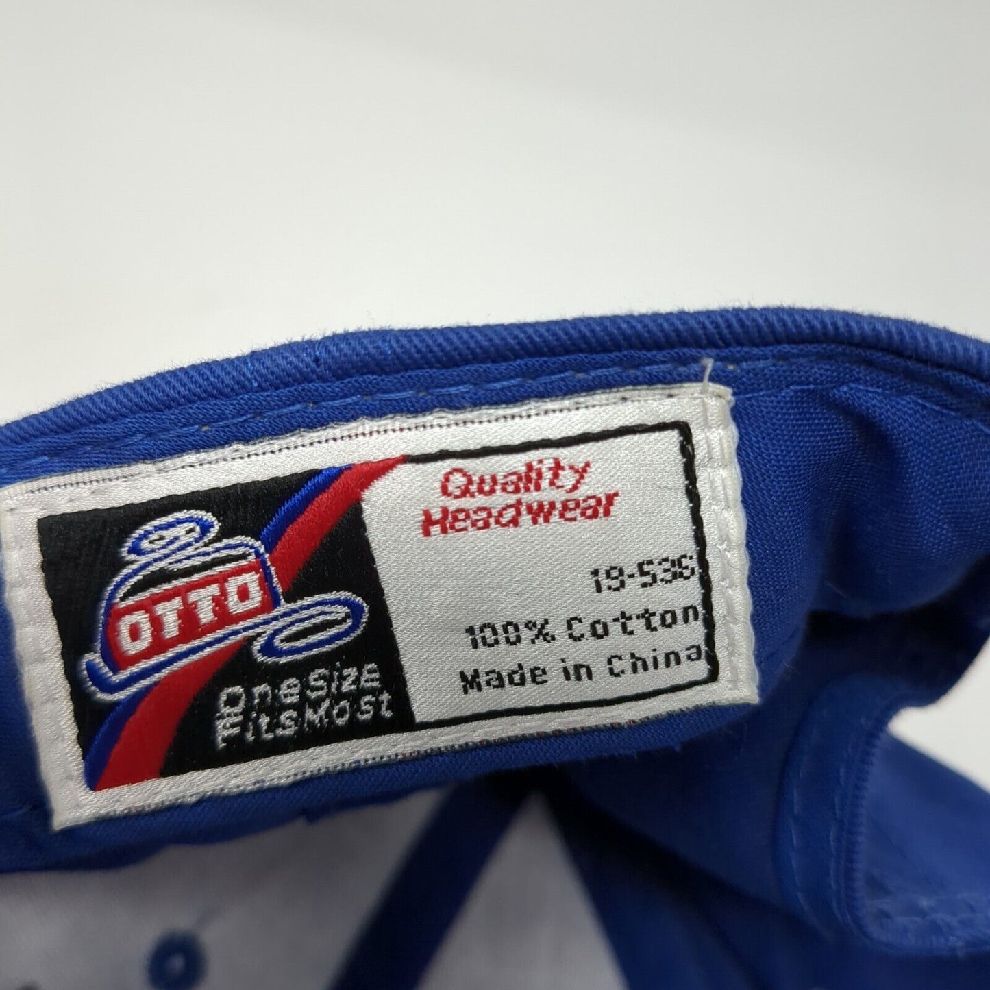 Larry's French Market Strapback Hat Blue One Size Adjustable Otto