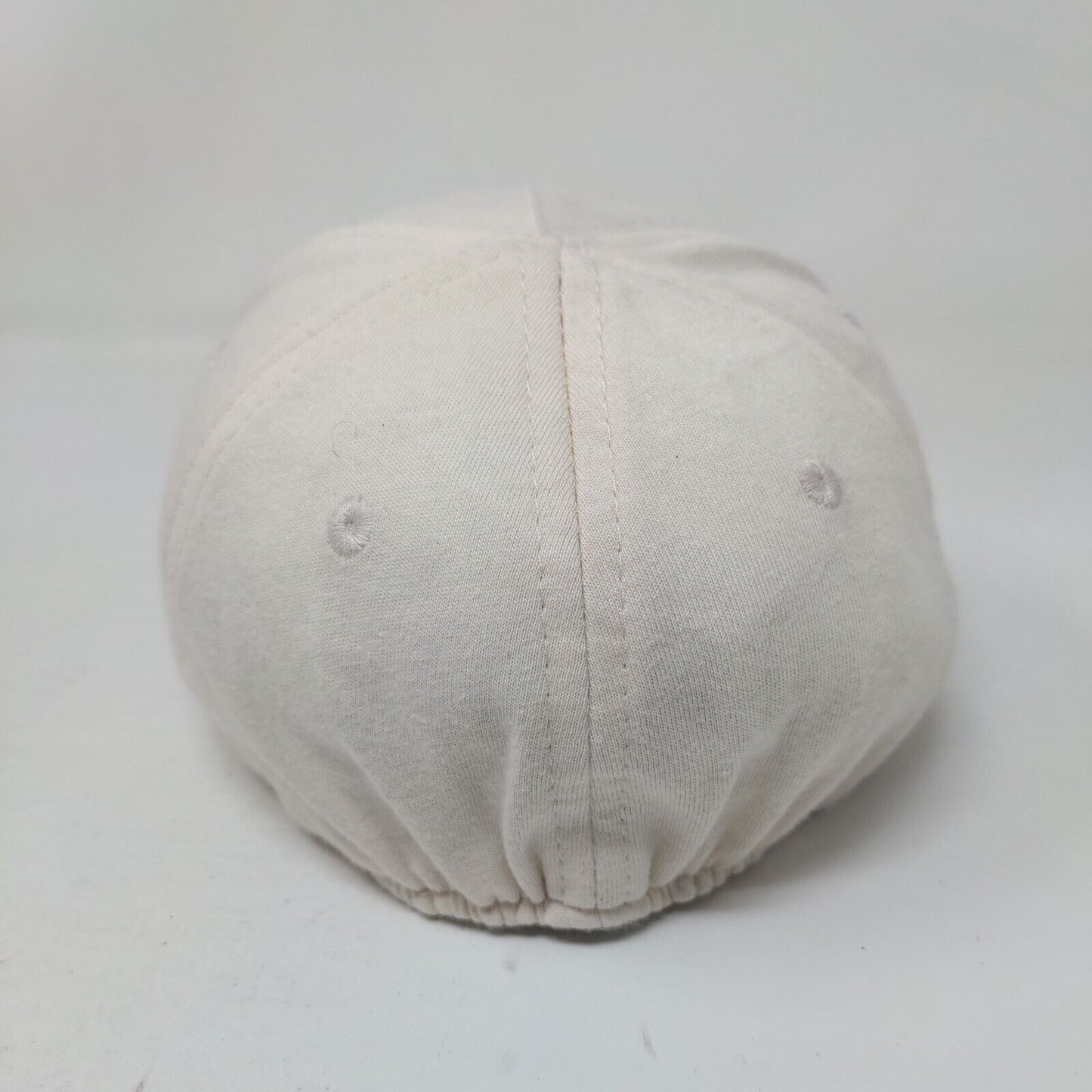 Minnie Mouse Fitted Hat Cream One Size Solid Vent Holes 5 Panel Disney