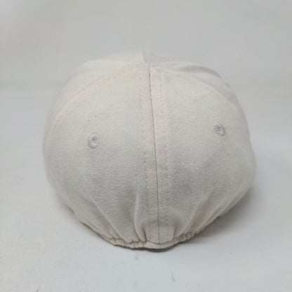 Minnie Mouse Fitted Hat Cream One Size Solid Vent Holes 5 Panel Disney