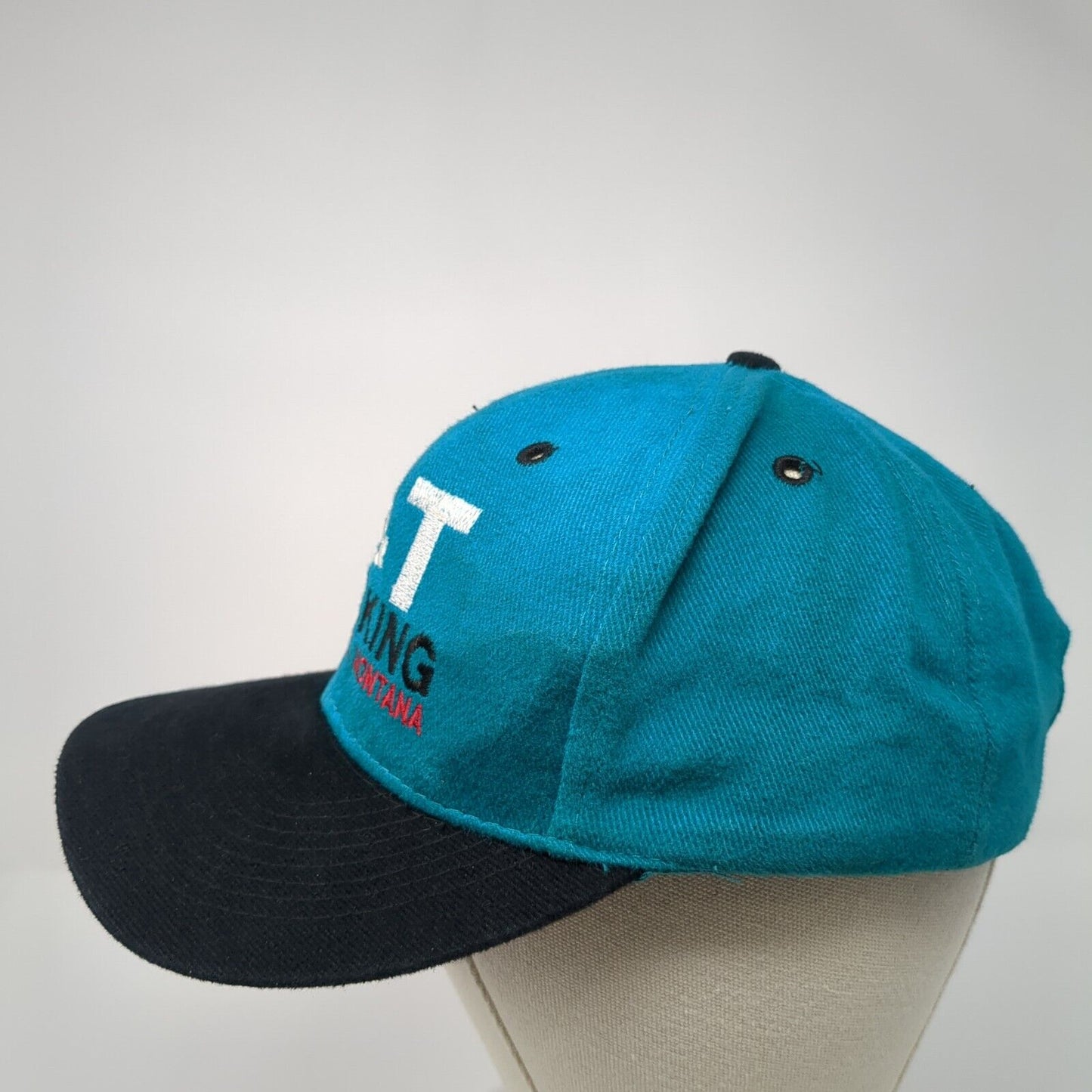 T&T Trucking Slideback Hat Blue One Size Adjustable Embroidered Otto