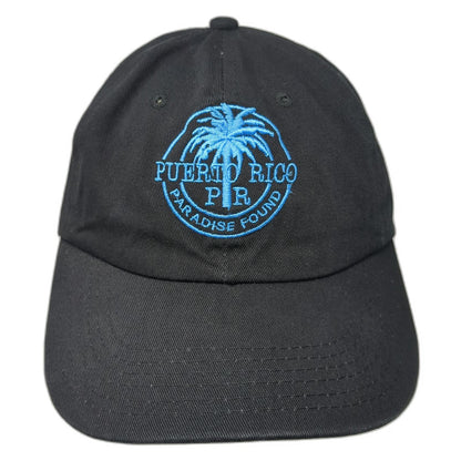 DMR Classic Headwear Baseball Cap Black One Size Puerto Rico Paradise Found Hat