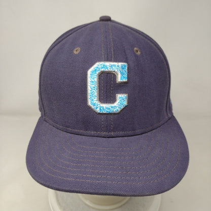 Cleveland Guardians Fitted Hat Blue 7 3/4 New Era 59Fifty Embroidered Logo MLB
