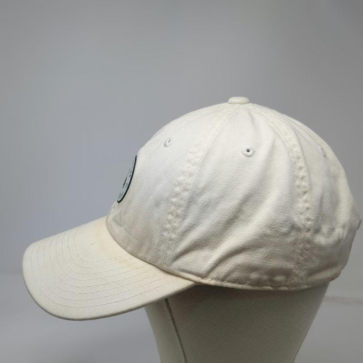 American Needle Baseball Cap Beige One Size Pittsfield Country Club Golf Hat