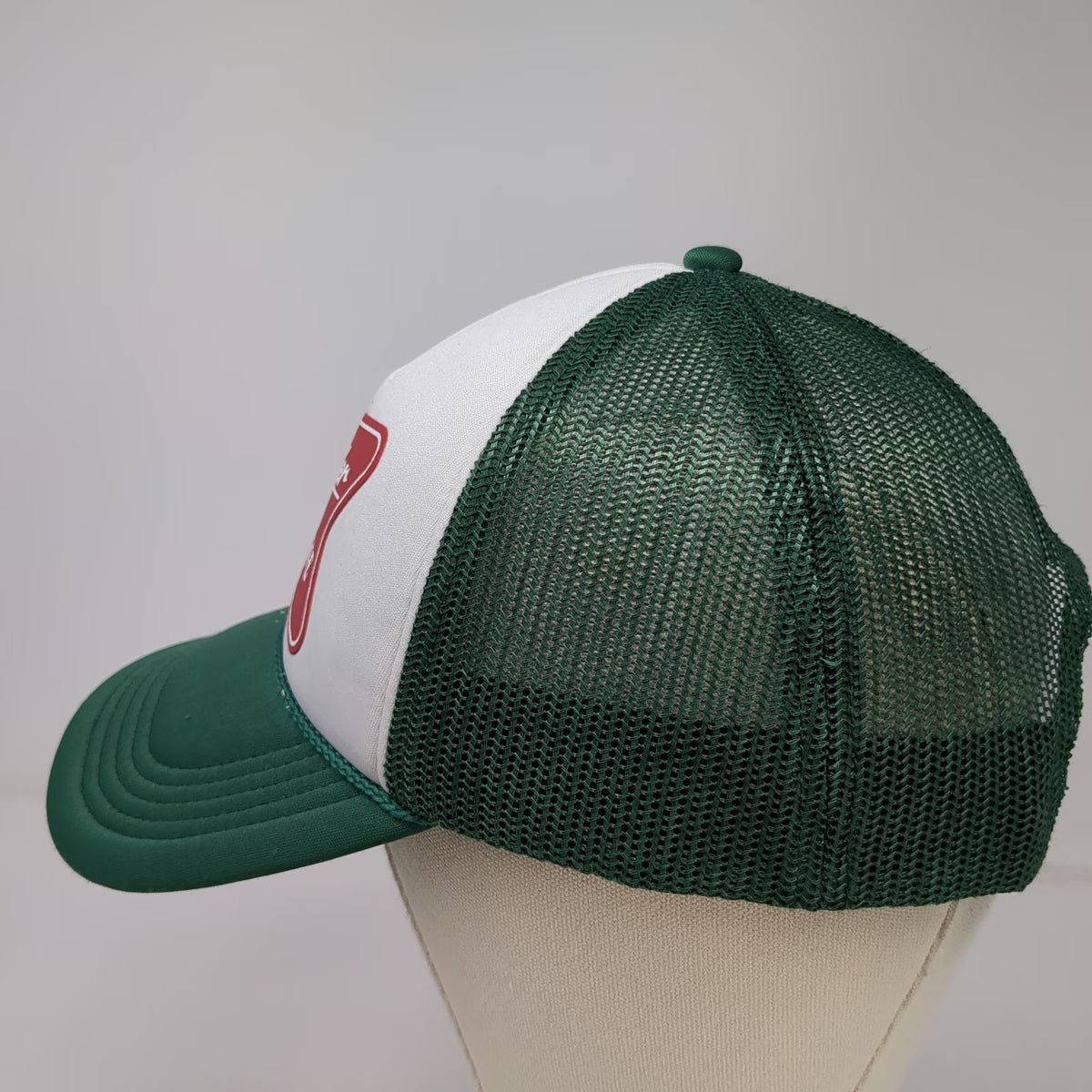American Needle Trucker Hat Green One Size Miller High Life Mesh Snapback Rope