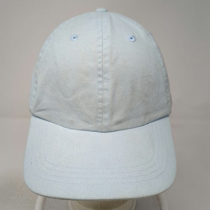 Blue Baseball Cap One Size Adjustable Blank Curved Brim Plain Solid Cotton Hat