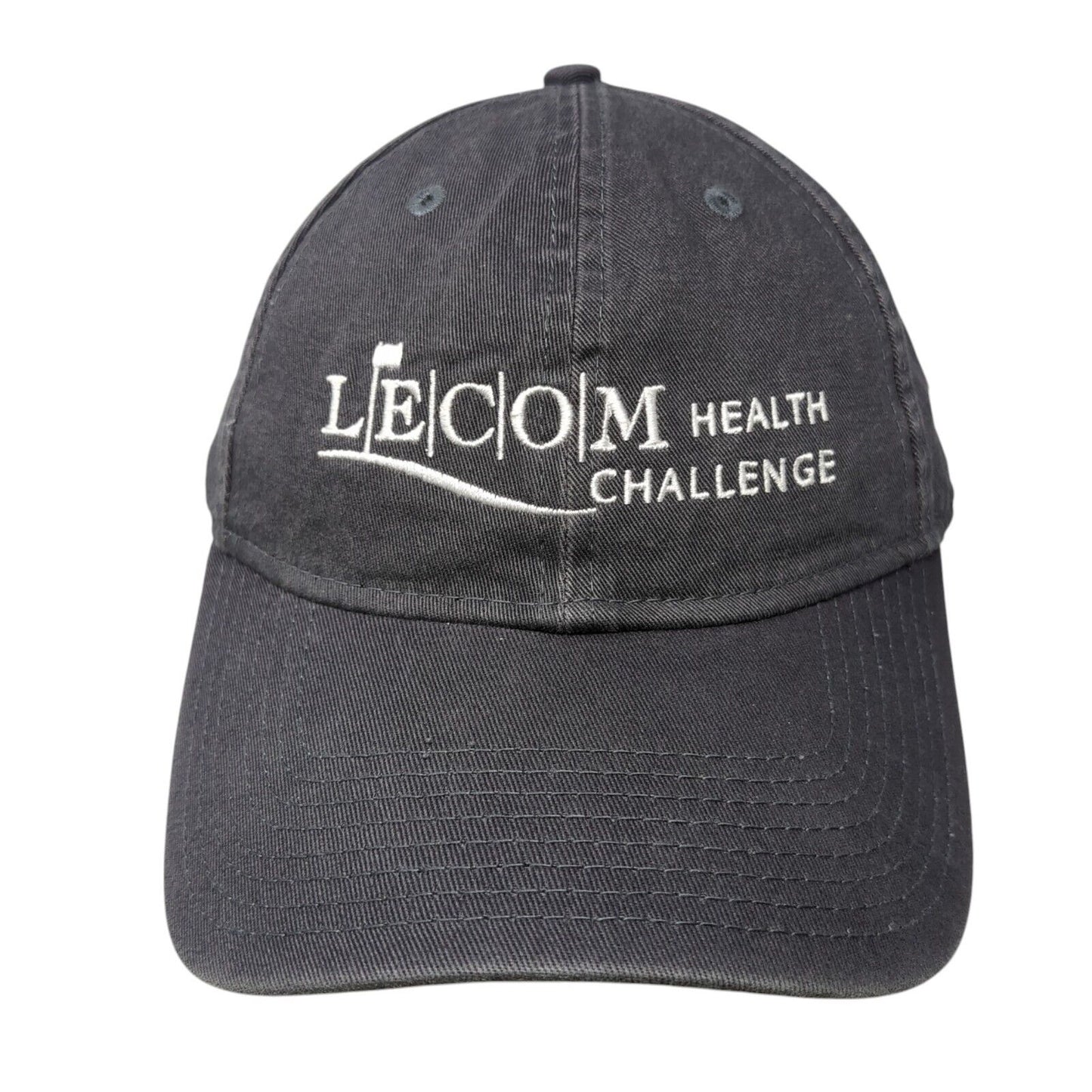 LECOM Health Challenge Slideback Hat Gray One Size Adjustable New Era