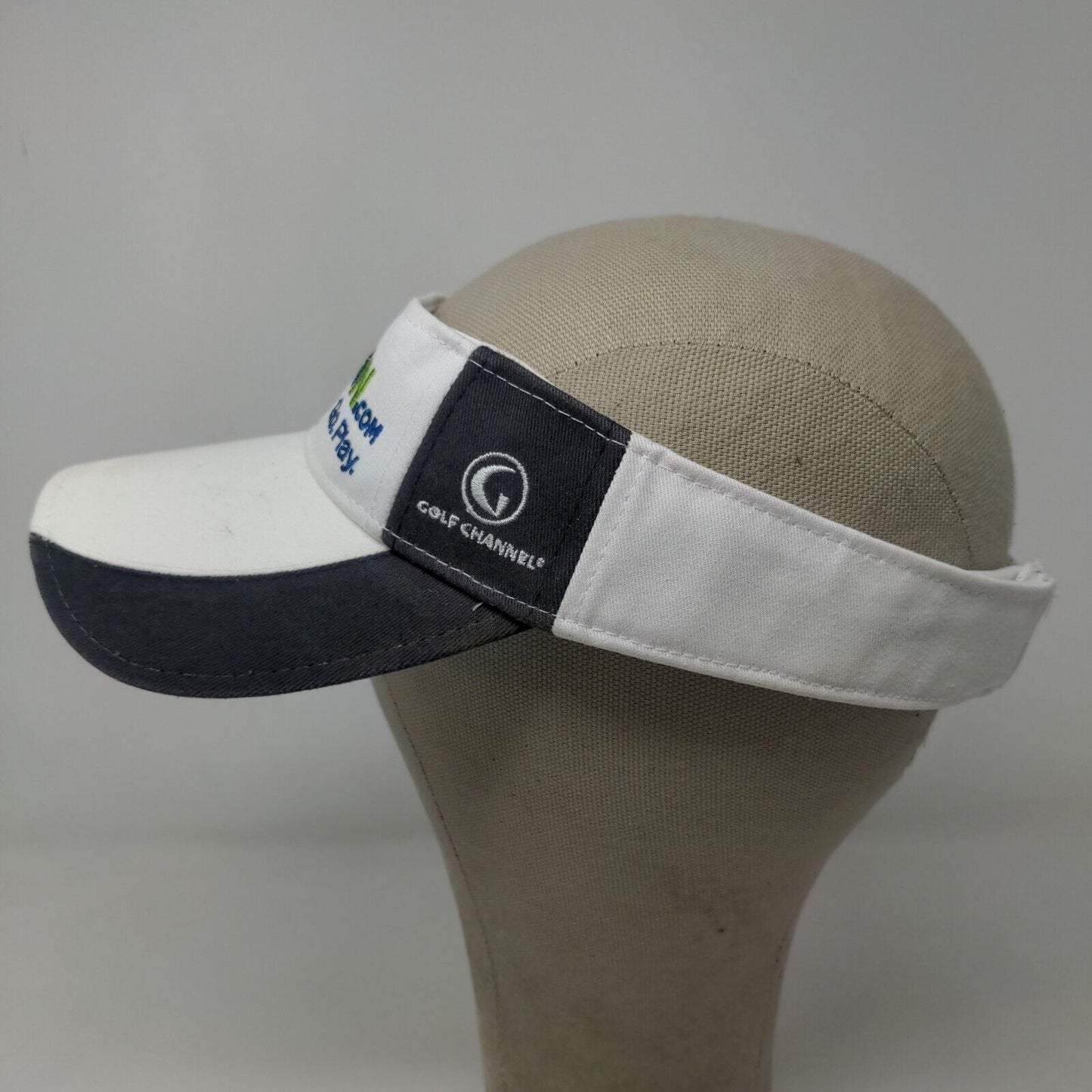 Golf Channel Men's Strapback Hat White Size OS Embroidered GolfNow Logo