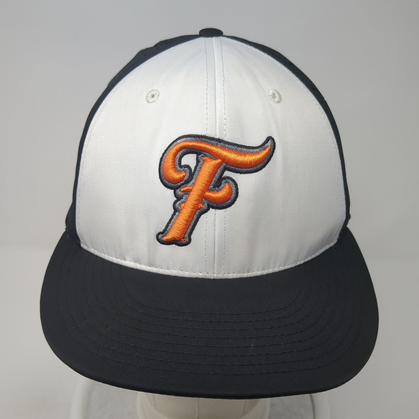 KC Force Fitted Hat Black Medium Embroidered Laser Cut Richardson