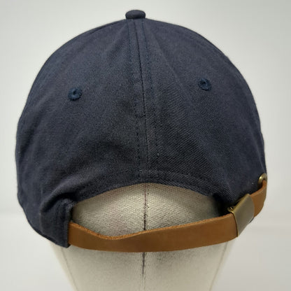 Pukka Baseball Cap Blue OS Leather Slideback Golf Patch Ponte Vedra FL 2025 Hat