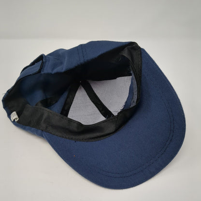 Unbranded Strapback Hat Blue One Size Adjustable Lightweight 6 Panel Blank