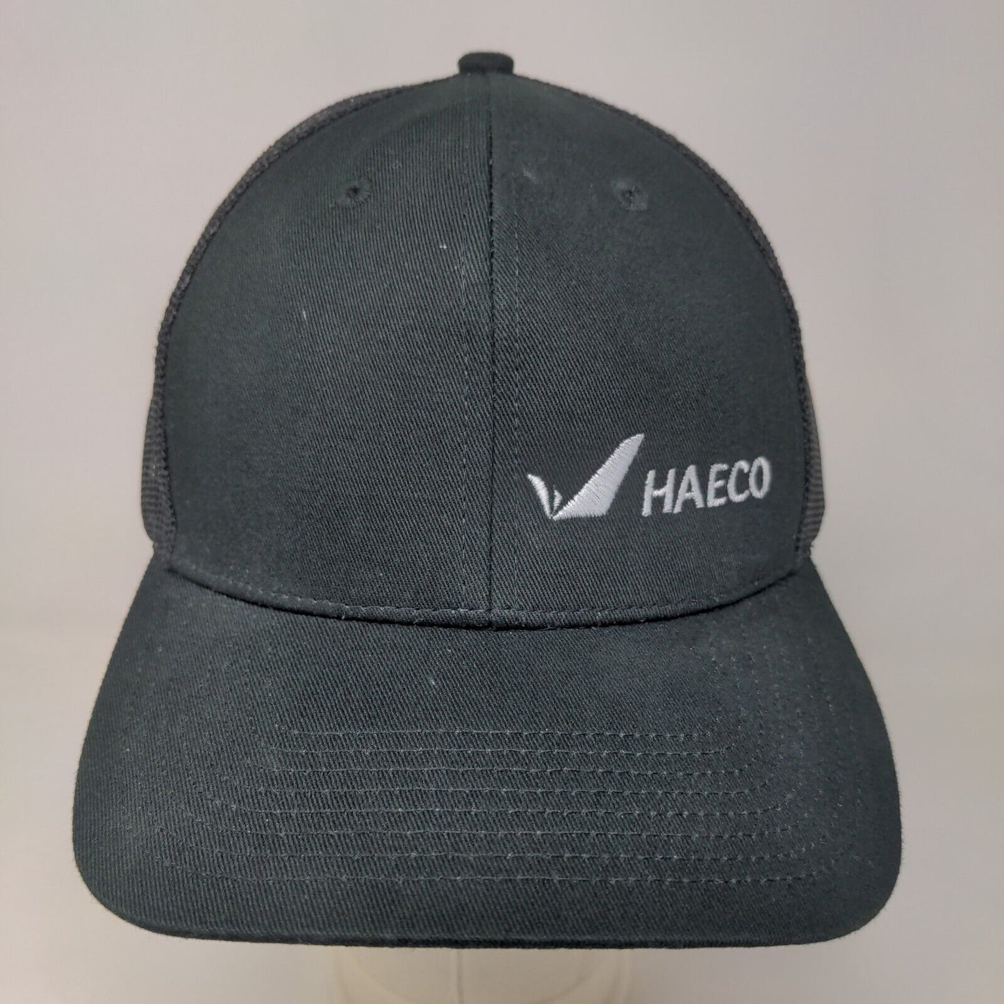 Outdoor Cap Men's Snapback Mesh Back Hat Black Adjustable Embroidered Logo