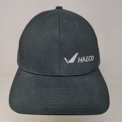 Outdoor Cap Men's Snapback Mesh Back Hat Black Adjustable Embroidered Logo