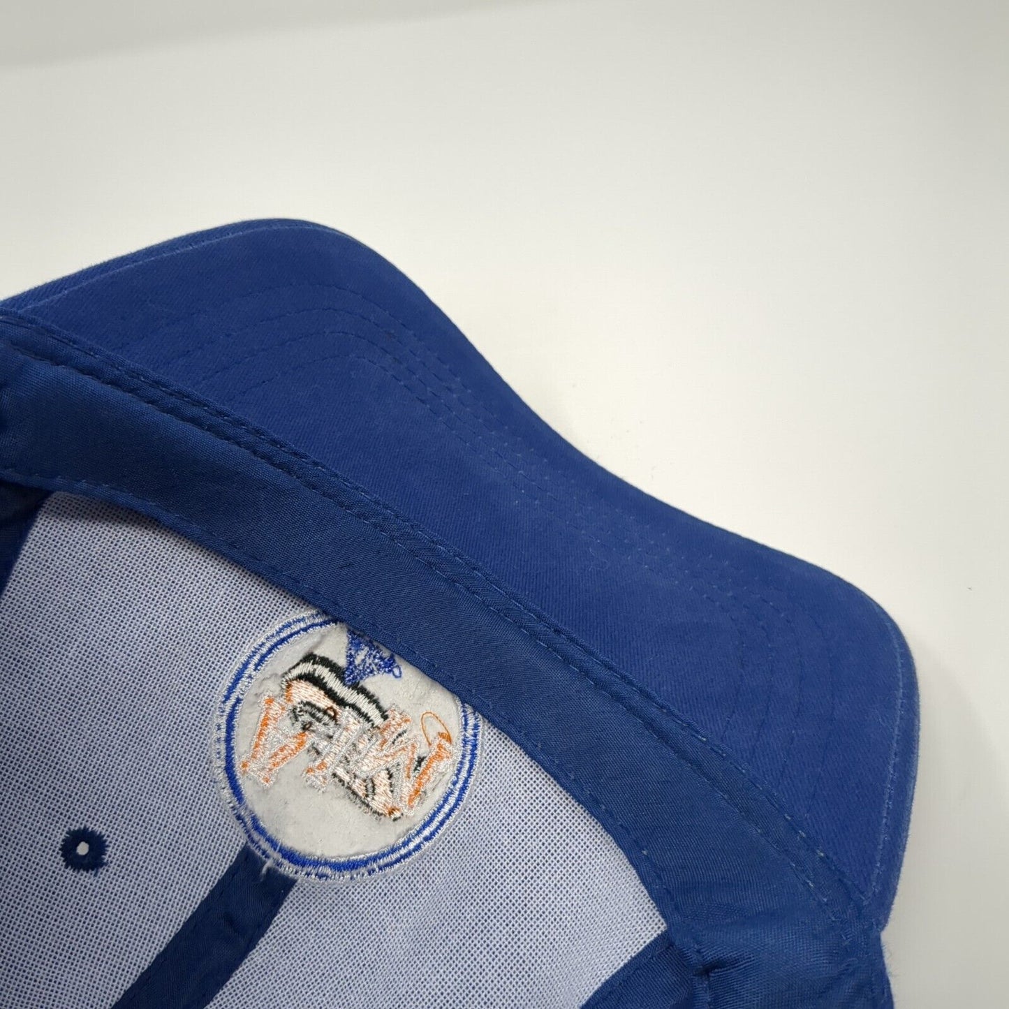 AIM Coach Strapback Hat Blue One Size Adjustable Embroidered Cap America