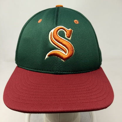 Letter S Lion Fitted Hat Multi 7 3/8 Embroidered Colorblock Richardson